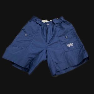 AFTCO Long Fishing shorts, Navy Blue, Size 30